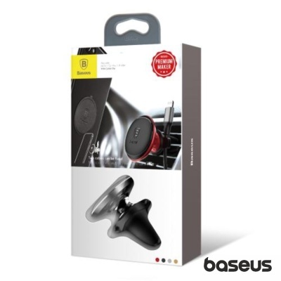 Suporte magnético Baseus para telemóvel em embalagem