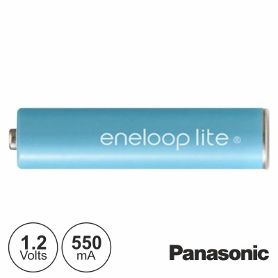 Pilha recarregável Panasonic eneloop lite AA azul
