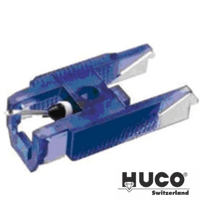 Cortador azul com lâmina metálica da marca HUCO Switzerland