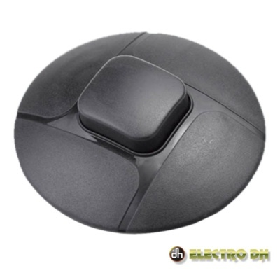 Rato de computador sem fios preto com botão único
