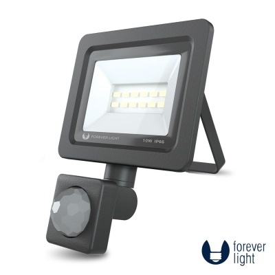 Projetor LED Forever Light cinzento com sensor de movimento