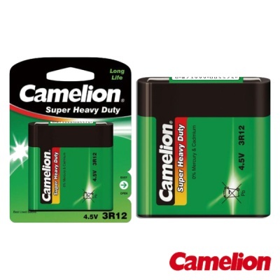 Bateria Camelion Super Heavy Duty 3R12 4.5V em embalagem