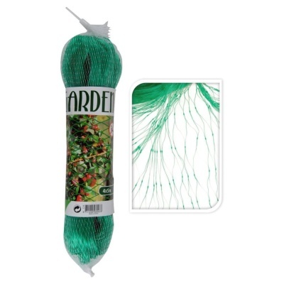 Rede verde para jardim com etiqueta 'GARDEN', 4x5m