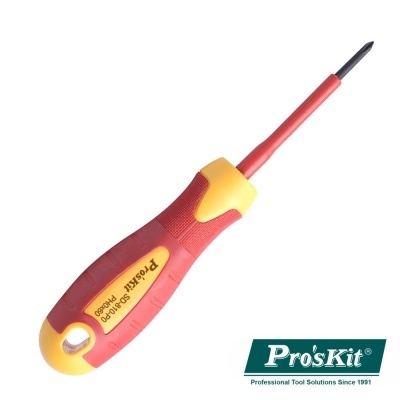 Chave de fendas Proskit SD-0810 PH0005 com cabo vermelho e amarelo