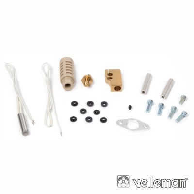 Conjunto de componentes eletrónicos variados sobre fundo branco