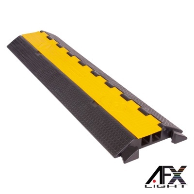 Protector de cabo preto com tampa amarela