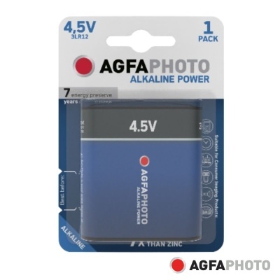 Pilha alcalina AGFAPHOTO 4,5V embalada