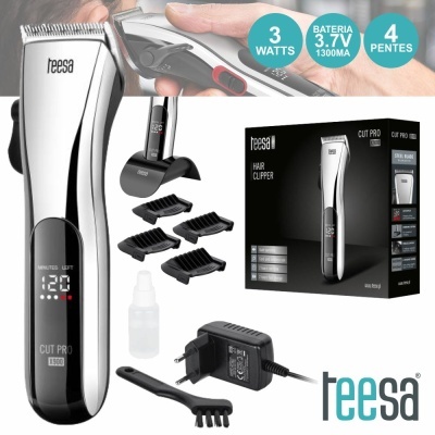 Máquina de cortar cabelo Teesa Cut Pro 1300 com acessórios