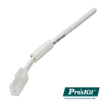 Cabo elétrico branco com conector de 2 pinos e logótipo Pro'sKit