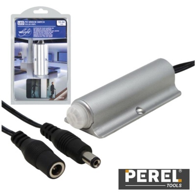 Sensor LED PR SENSOR SWITCH 13-24 PEREL com cabos e embalagem