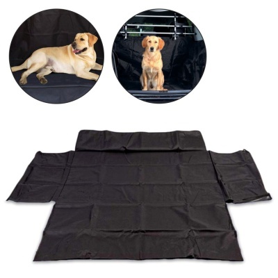 Tapete preto para automóvel com imagens de cães labrador