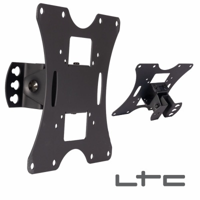 Suporte de parede preto LTC para monitor televisores