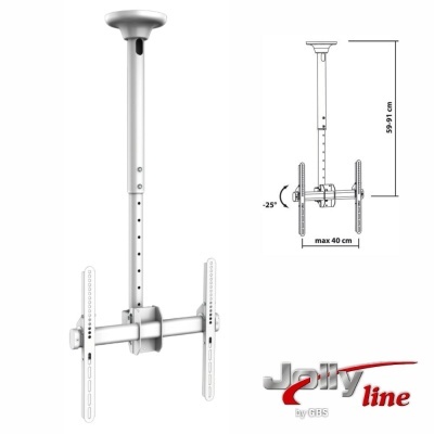 Suporte de teto para televisão metálico ajustável Jellyline