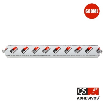 Massa selante adesiva tubular branca QS ADHESIVOS com 600ml