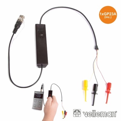 Conjunto de fios de teste elétrico com garras coloridas e conector BNC
