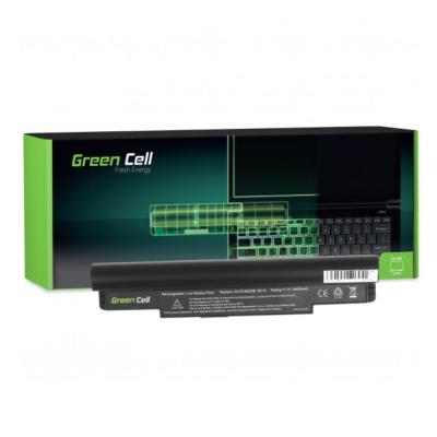Bateria para portátil Green Cell preta com embalagem preta e verde