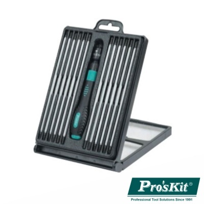 Conjunto de ferramentas de precisão Pro'sKit com várias pontas e estojo preto