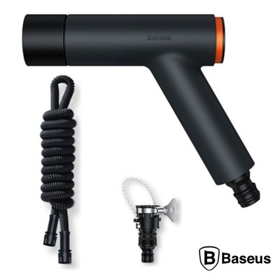 Aspersor de jardim preto Baseus com tubo e adaptador