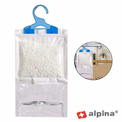 Mochila de gel refrescante transparente com gancho azul da Alpina