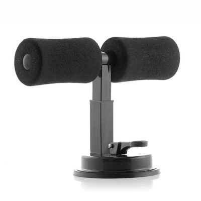 Suporte de apoio para exercícios com base de ventosa e espuma preta