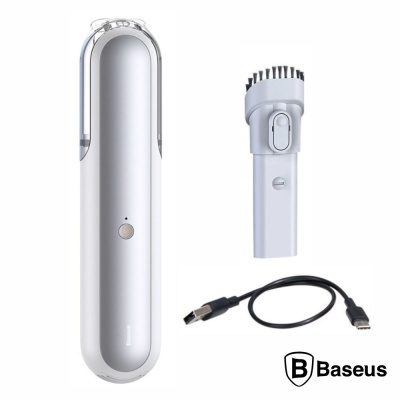 Conjunto de limpeza eletrónica Baseus branco com escova e cabo USB