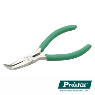Alicate curvado com cabo verde da Pro'sKit