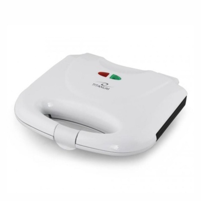Máquina de sanduíches branca Tiguan com luzes indicadoras