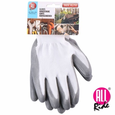 luvas de trabalho branco e cinza da marca ALL Ride