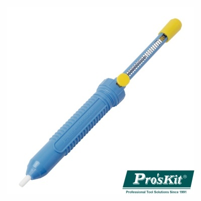 Soprador de ar quente azul e amarelo com logótipo Pro'sKit