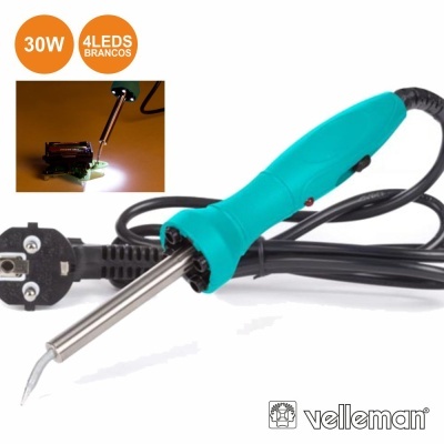 Ferros de soldar elétricos com luz LED branca