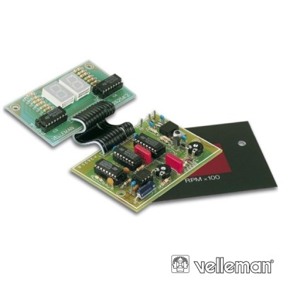 Kit circuito eletrónico Velleman com duas placas e visores digitais