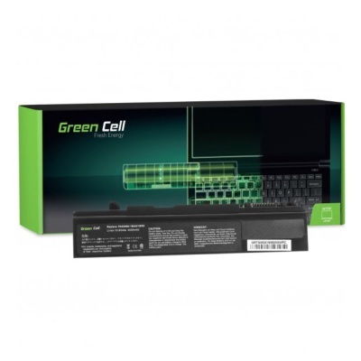 Bateria Black Green Cell para portátil com embalagem verde e preta