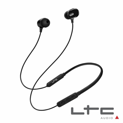 Auriculares sem fios pretos com controlo remoto LTC AUDIO
