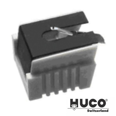 Agulha para toca-discos HUCO Switzerland preta cinzenta