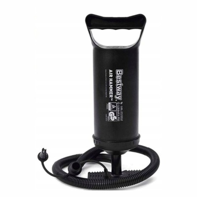 Bomba de ar manual preta Bestway com mangueira