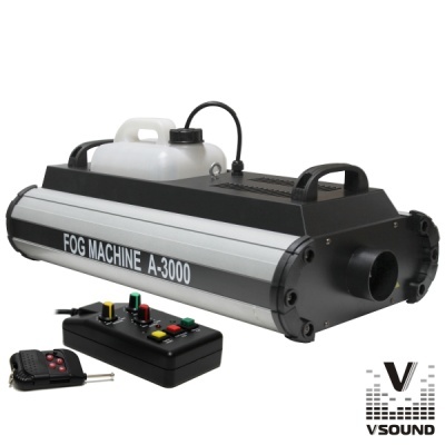 Máquina de fumo FOG MACHINE A-3000 com comando remoto.