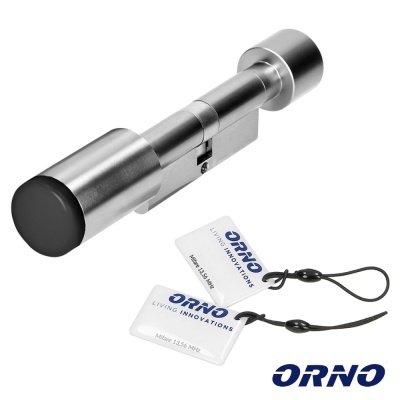 Cilindro de fechadura com chaves eletrónicas ORNO