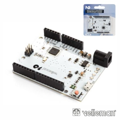 Placa de desenvolvimento eletrónica Velleman ATmega328 5V