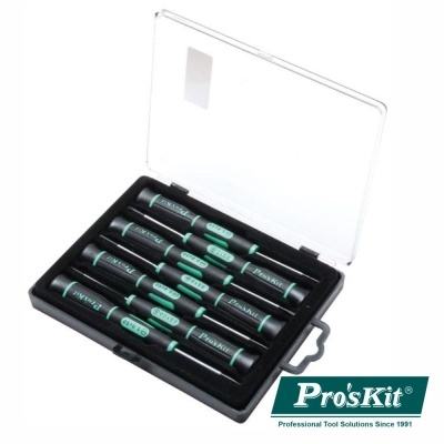 Conjunto de chaves de precisão Pro'sKit com caixa transparente