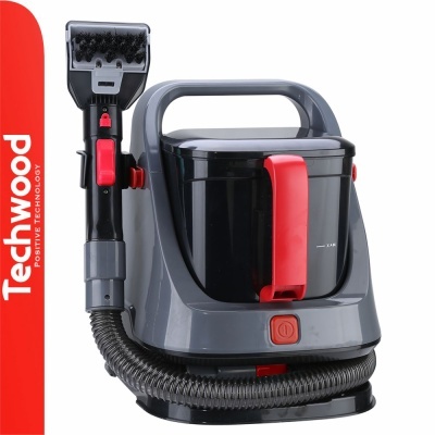 aspirador portátil Techwood cinza com vermelho