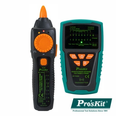 Dispositivos eletrónicos Pro'sKit para teste de rede