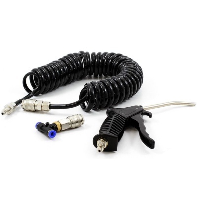 Acessórios para ar comprimido com pistola, tubo espiral e conectores