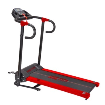 Passadeira elétrica vermelha e preta com painel digital e alças laterais