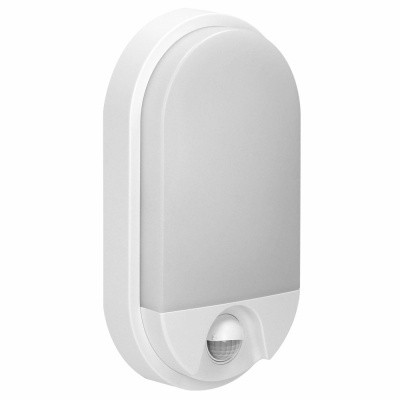 Dispositivo sensor de movimento branco com lente transparente