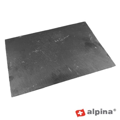 Tapete de entrada preto com logótipo alpina