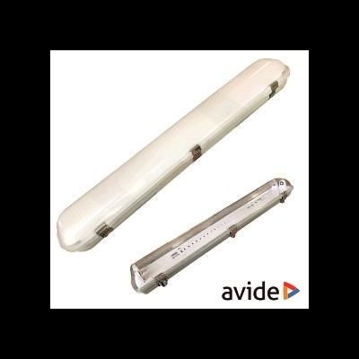 Mala rígida branca para transporte de objetos longos com fechos metálicos