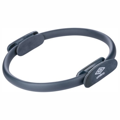 Anel de Pilates cinza escuro com logotipo da Umbro em branco nas pegas ovaladas