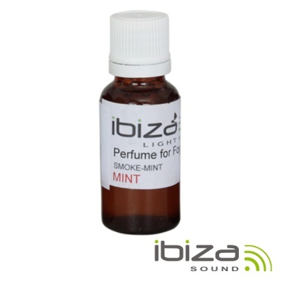 Frasco de perfume para névoa com rótulo ibiza smoke-mint mint