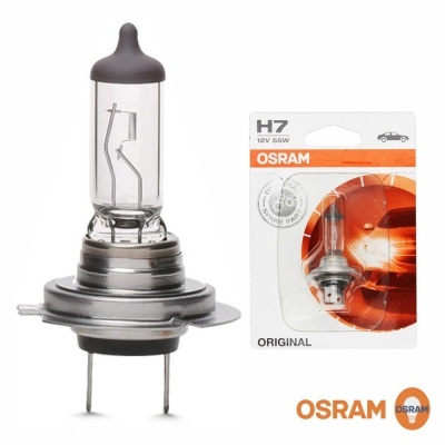 Lâmpada automóvel OSRAM H7 12V 55W com embalagem original