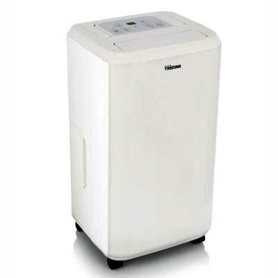 Ar condicionado portátil branco TRISTAR com painel digital e rodízios pretos